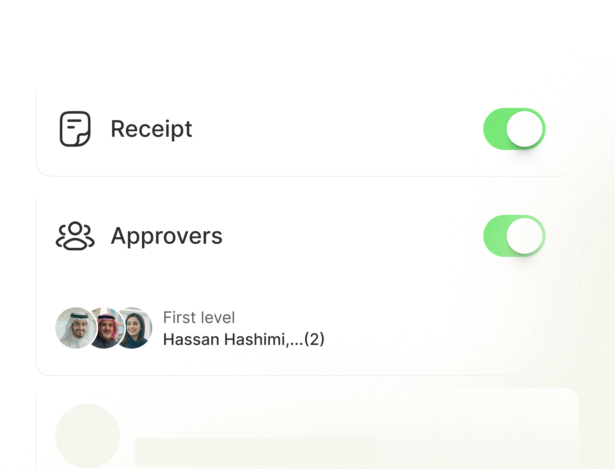 Set custom policies